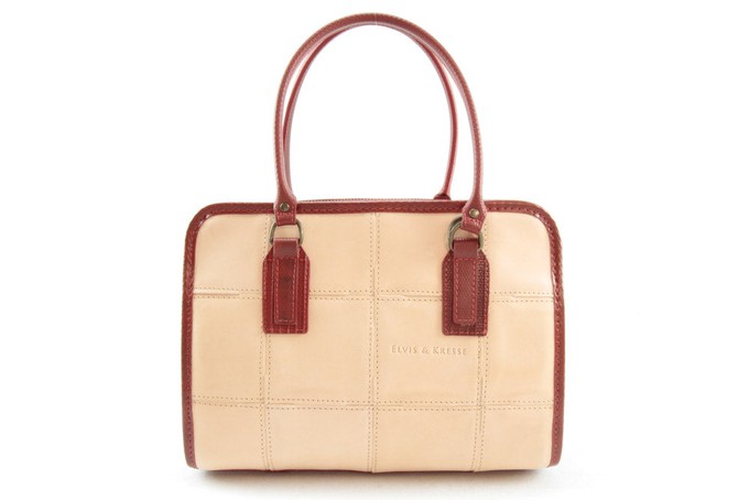 Small Post Bag | Leather & Fire-hose from Elvis & Kresse