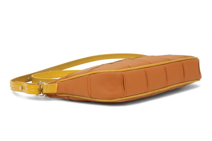 Crossbody Clutch Bag | Leather & Fire-hose from Elvis & Kresse