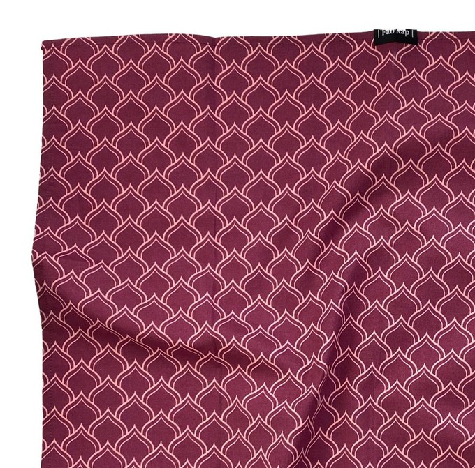 Furoshiki Gift Wrap Burgundy Arches Fabric Gift Wrap from FabRap