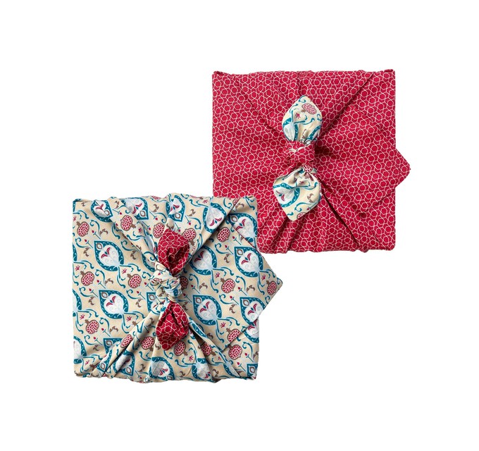Medium Furoshiki (55 x 55cm) - Double Sided from FabRap