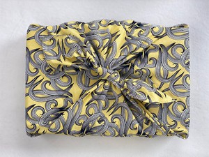 Furoshiki Gift Wrap Sunshine Nouveau Fabric Gift Wrap from FabRap