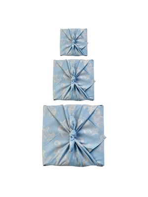 Furoshiki Gift Wrap Sky Elephants Fabric Gift Wrap from FabRap