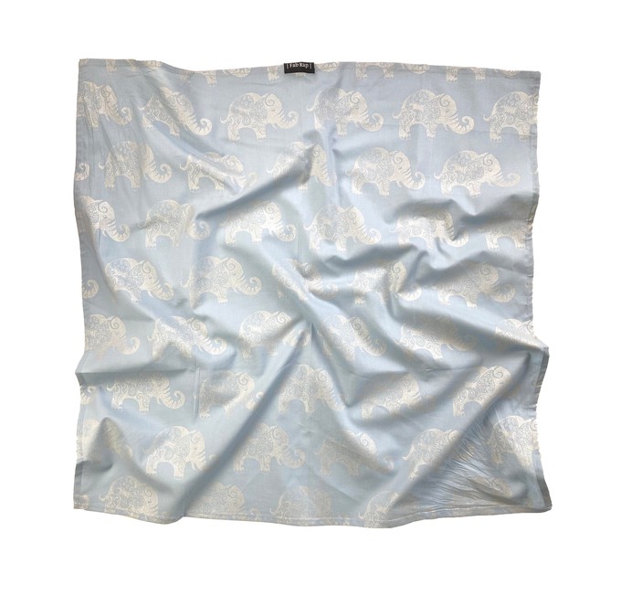 Furoshiki Gift Wrap Sky Elephants Fabric Gift Wrap from FabRap