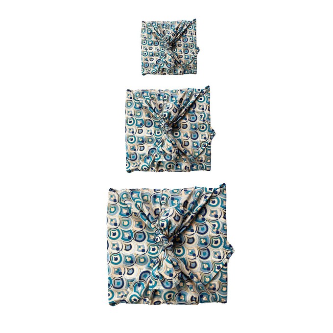 Art Deco Fabric Gift Wrap Furoshiki Cloth - Single Sided from FabRap