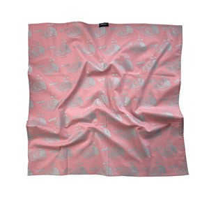 Furoshiki Gift Wrap Blush Whales Fabric Gift Wrap from FabRap