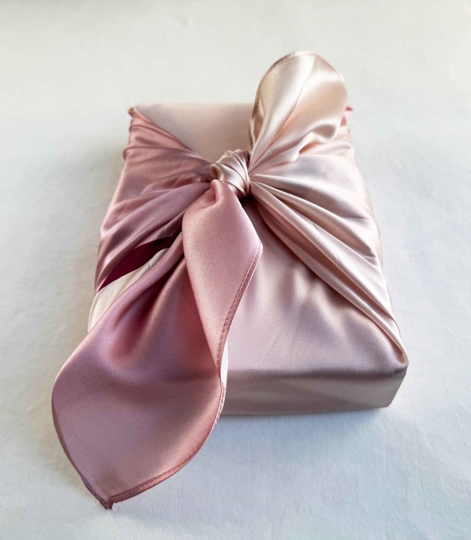Furoshiki - Strawberry Shortcake - SILK FabRap Gift Wrapping from FabRap