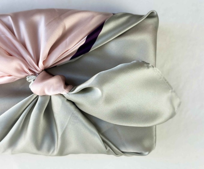Furoshiki - Pistachio Crunch - SILK FabRap Gift Wrapping from FabRap