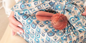 Furoshiki Gift Wrap - 3 Pack (Sizes Small, Medium & Large) Single Sided Bundle - Art Deco from FabRap