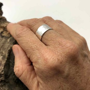 Silver ring "hammertime" (wide) from Fairy Positron