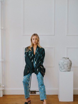 Sequin Upcycled Vintage Blazer from Fanfare Label