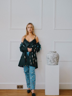 Sequin Upcycled Vintage Blazer from Fanfare Label