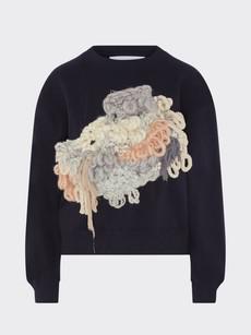 Recycled & Organic Cotton Wool Front Jumper via Fanfare Label