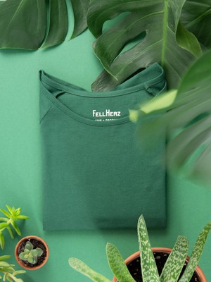 Cap sleeve scarab green from FellHerz T-Shirts - bio, fair & vegan