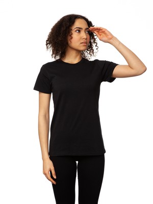 Black t-shirt from FellHerz T-Shirts - bio, fair & vegan