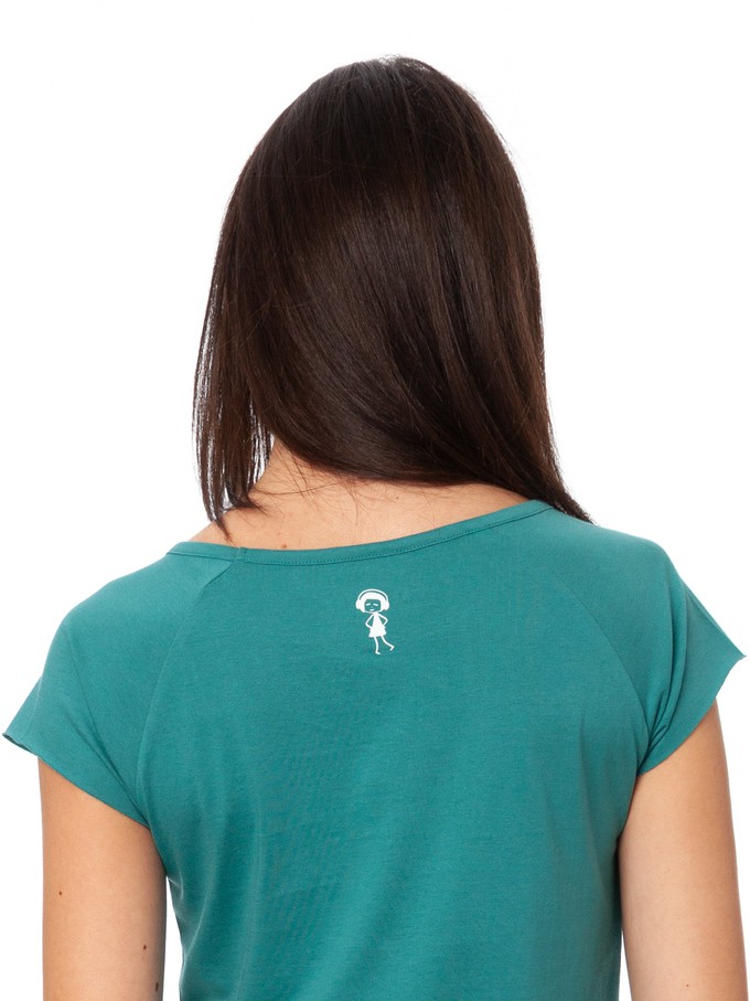 Cap Sleeve jungle green from FellHerz T-Shirts - bio, fair & vegan