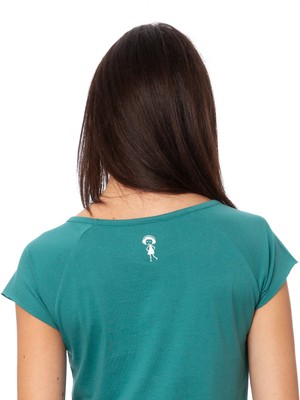 Cap Sleeve jungle green from FellHerz T-Shirts - bio, fair & vegan