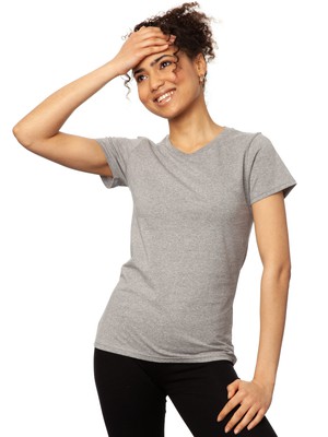 T-shirt melange grey from FellHerz T-Shirts - bio, fair & vegan