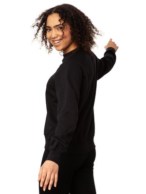 Guitar girl Raglan Sweater gray melange from FellHerz T-Shirts - bio, fair & vegan