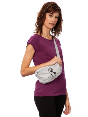 Bum bag Doglove mottled grey from FellHerz T-Shirts - bio, fair & vegan