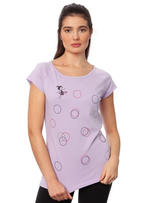 Sporty Girl Cap Sleeve lavender from FellHerz T-Shirts - bio, fair & vegan
