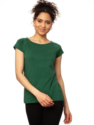 Cap sleeve scarab green from FellHerz T-Shirts - bio, fair & vegan