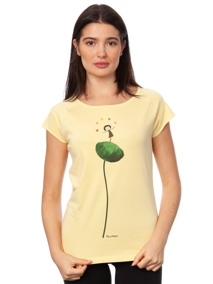 Rainbow Jongleuse Cap Sleeve vanilla from FellHerz T-Shirts - bio, fair & vegan