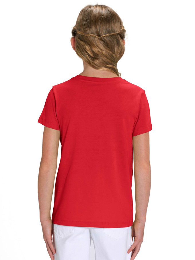 Rocking Girl Kids T-Shirt red from FellHerz T-Shirts - bio, fair & vegan