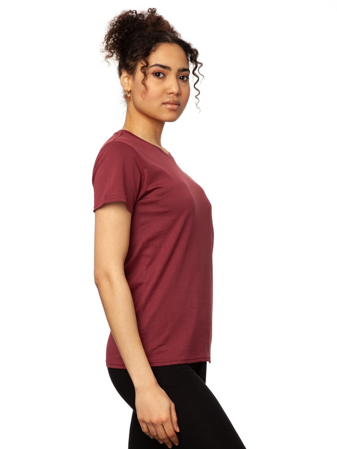 T shirt burgundy from FellHerz T-Shirts - bio, fair & vegan