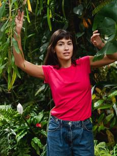 Cap Sleeve fuchsia via FellHerz T-Shirts - bio, fair & vegan