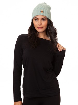Raglan Longsleeve black from FellHerz T-Shirts - bio, fair & vegan