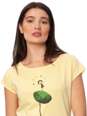 Rainbow Jongleuse Cap Sleeve vanilla from FellHerz T-Shirts - bio, fair & vegan