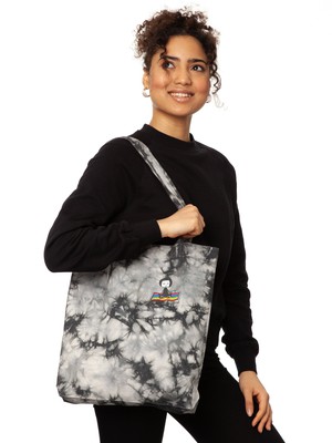 Tie Dye Tote Bag Ommm from FellHerz T-Shirts - bio, fair & vegan