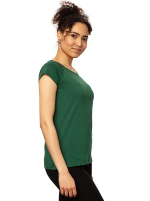 Cap sleeve scarab green from FellHerz T-Shirts - bio, fair & vegan