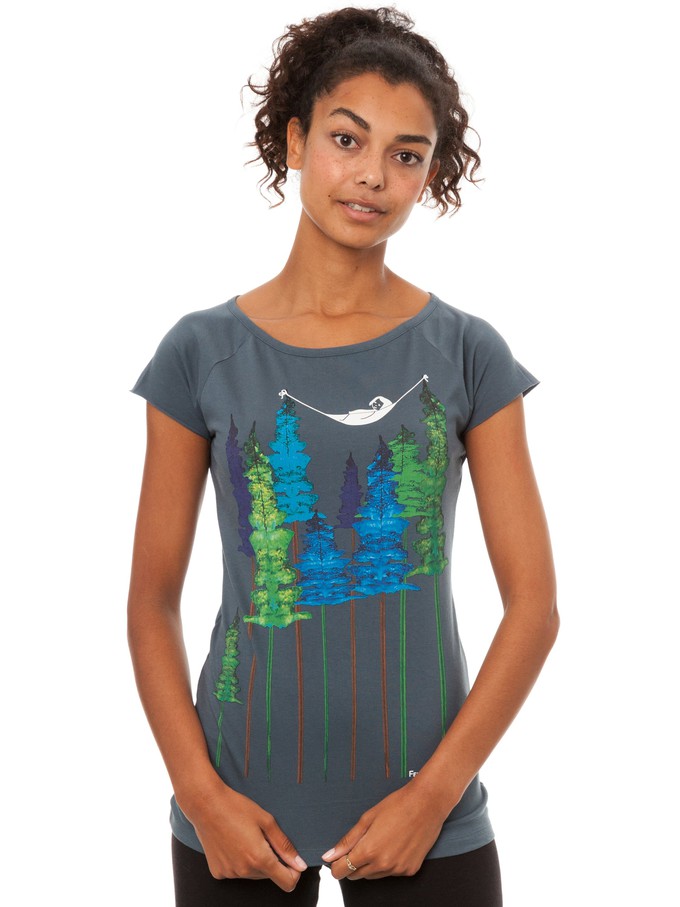 Wood Girl Cap Sleeve thundercloud from FellHerz T-Shirts - bio, fair & vegan