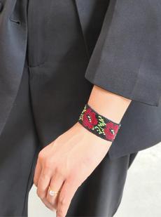 beaded bracelet rose via Fifth Origins