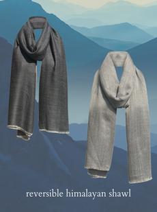 rewool reversible shawl via Fifth Origins