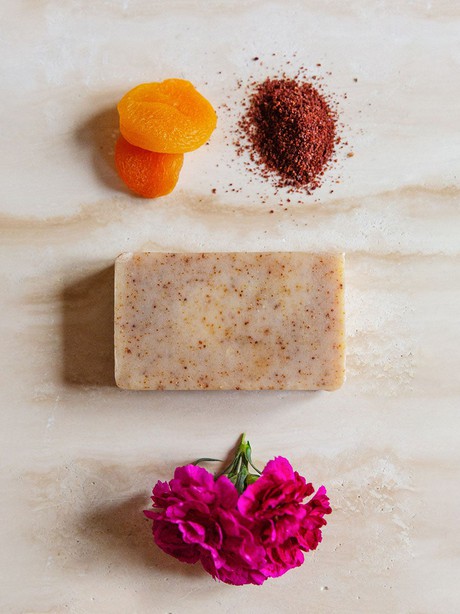 3 pack geranium and apricot scrub from Fifth Origins