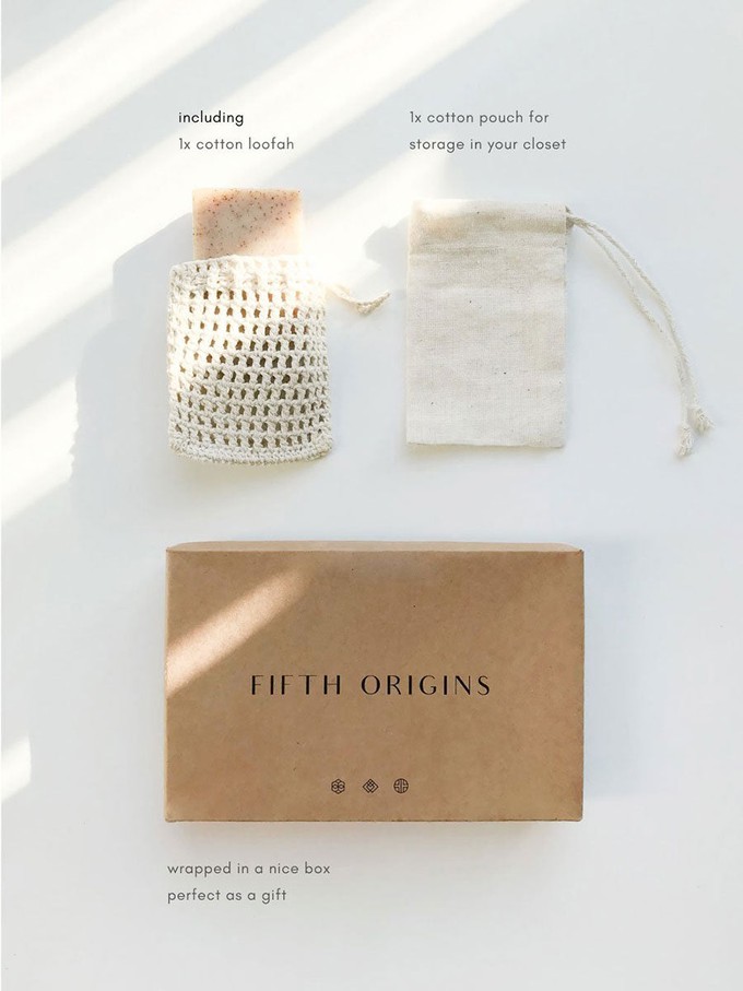 3 pack geranium and apricot scrub from Fifth Origins