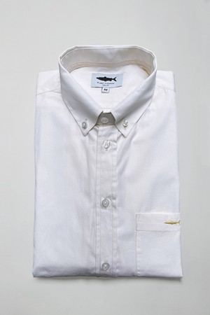Cream Cotton Shirt for Men from Fleet London