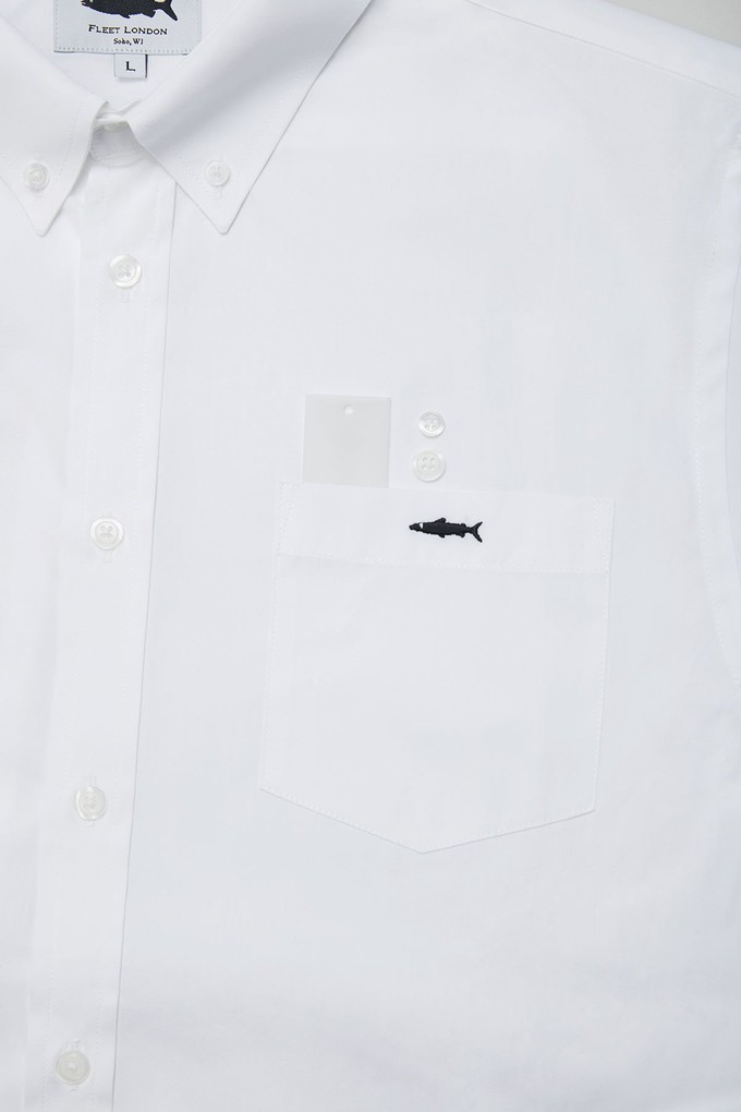 White Cotton Shirt for Men from Fleet London