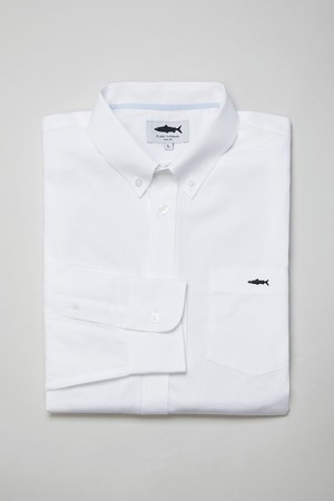 White Cotton Shirt for Men from Fleet London