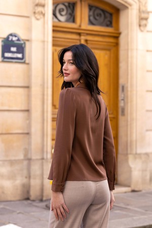 Rhea Silk Blouse from GAÂLA