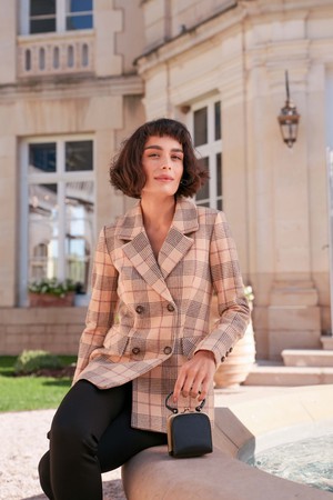 Christopher Plaid Blazer from GAÂLA
