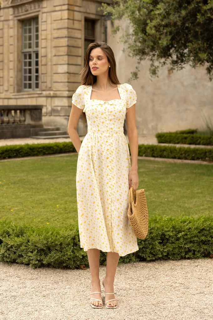 Estelle Midi Cap Sleeve Dress from GAÂLA