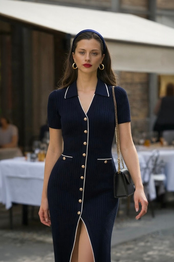 Lizette Midi Knit Dress from GAÂLA