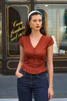 Gina Silk Blouse via GAÂLA