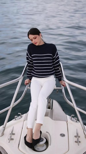 Marine Merino Wool Sweater from GAÂLA