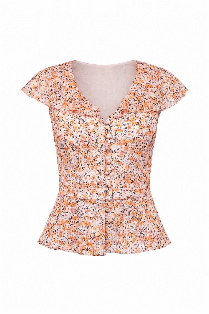 Milena Flounce Blouse from GAÂLA