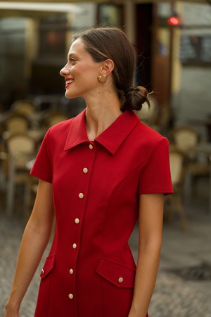 Lea Button-Down Dress from GAÂLA