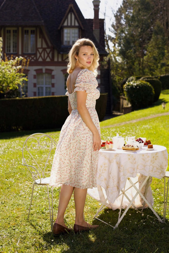 Mira Puffed Sleeve Dress from GAÂLA